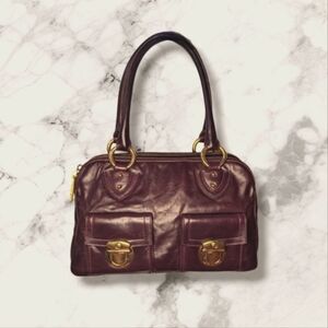 Vintage | Marc Jacobs | Calf Leather Satchel Maroon